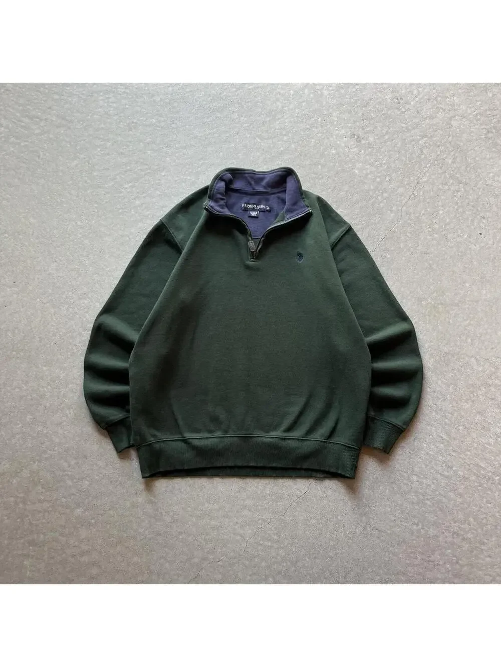 Vintage Y2K U.S. Polo Assn. Quarter Zip Sweatshirt